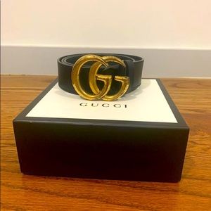 Gucci Marmont Leather Belt